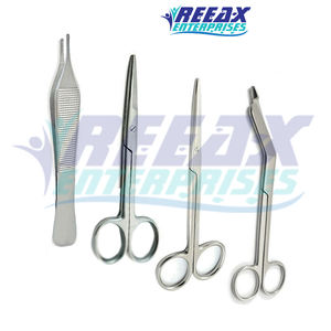 REEAX ENTERPRISES Venta al por mayor Instrumentos de vendaje quirúrgico de la mejor calidad Set Base de instrumentos quirúrgicos - Product Image 2