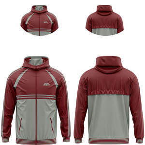 Veste de pluie en polyester 100% de haute qualité pour hommes, vêtements de sport d'hiver lavables avec col montant, manches complètes, tissu durable - Product Image 4