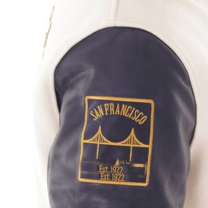 แจ็กเก็ตหนังขนแกะ100% นิ่มสำหรับผู้ชายเสื้อแจ็กเก็ตแขนเสื้อจับแพะชนแกะระบายอากาศสไตล์สตรีทไฮสตรีทสำหรับฤดูหนาว - Product Image 2