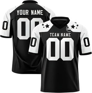 Maillot de football américain pour garçons en gros, uniforme en polyester léger 170GSM, vêtements de sport pour l'école, les jeunes, les matchs et l'entraînement - Product Image 3