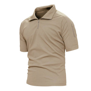 Wholesale OEM Customize Knitted Breathable Short Sleeve for Shirts Soft Cotton <b>Blend</b> Customized Print Multiple Color Size High - Product Image 1