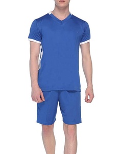 Novedad de verano, conjuntos de pantalones cortos transpirables informales para hombre, camiseta de manga corta, pantalones cortos, conjunto de chándal sólido, ropa de marca para hombre, conjuntos de 2 piezas - Product Image 1