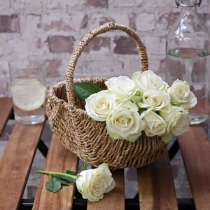 Cestas de almacenamiento de flores de algas marinas ecológicas de alta calidad, cesta de regalo tejida a mano para Pascua 2025, venta al por mayor de Vietnam - Product Image 5