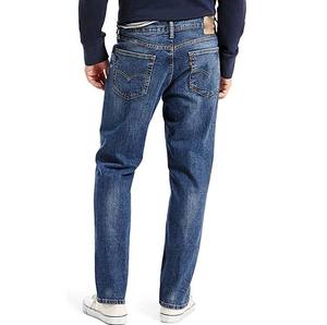 Reasonable Price Custom 100% Cotton Straight <b>Jean</b> Pants Breathable Denim Embroidery Patch Loose Baggy Street Style <b>Elastic</b> Waist - Product Image 1