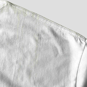 T-shirt en coton blanc pour homme, manches courtes, col rond, coupe classique, couleur unie, style jersey tricoté décontracté - Product Image 4