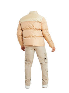 แจ็กเก็ตแบบขนเป็ดมีฮู้ดสำหรับผู้ชายเสื้อผ้าอินเทรนด์น้ำหนักเบามีซิปด้านหน้า - Product Image 2