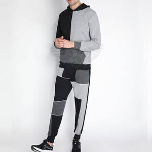 ชุดวอร์มสำหรับผู้ชายผ้าฝ้ายโพลีเอสเตอร์ผลิตตามสั่งผลิตจากโรงงาน - Product Image 4