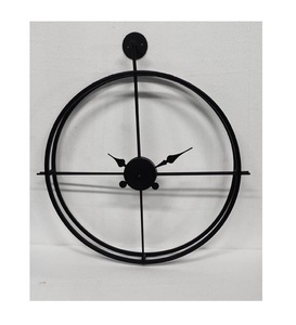 Reloj de pared de Metal Vintage hecho a mano de la mejor calidad, candelabros baratos modernos, tarros de velas para pasillo, sala de estar para decoración del hogar - Product Image 1
