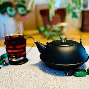 Black Teapot for Gift  Souvenir Japan made Tableware Drink ware Teapot for Household Best Quality Tea pot 2022