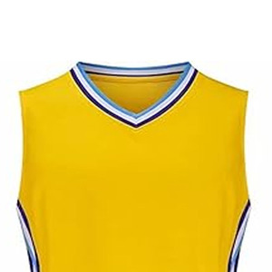 Ensemble 2 Pièces Réversible Sublimé Personnalisé Maillot de Basketball Double Face Enfants Jeunes Unisexe Noir Violet Or Sarcelle - Product Image 2