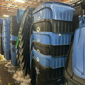 Déchets de fûts bleus en HDPE bon marché pour usage industriel, qualité supérieure - Product Image 1