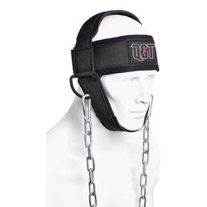 Hot Selling Harkness Comprehensive Gym Fitness Steel <b>Chain</b> Sports Head Harness Neoprene <b>Neck</b> Muscle Strength Training Fits - Product Image 6