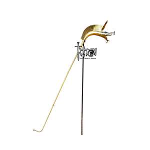 Instrumento Musical Carnyx de Latón con Superficie Lacada en Oro - Product Image 1