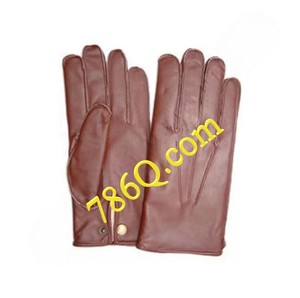 ถุงมือหนังสีดำสำหรับผู้ชาย, ถุงมือหนังทนทานต่อการตัดมือ - Product Image 1