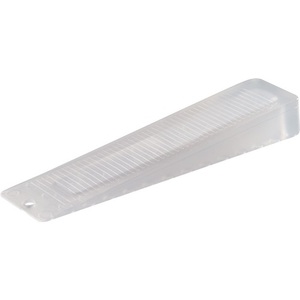 Cuña de Plástico Transparente para Puerta, 155 mm x 20 mm, Paquete de 10 - Decoración del Hogar - Product Image 1