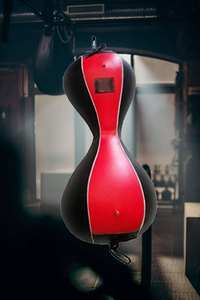 กระสอบทรายคุณภาพสูงแบบสองหัว สำหรับฝึกซ้อมมวย ฝึกปฏิกิริยาตอบสนอง น้ำหนักเบา/เป็นมิตรกับสิ่งแวดล้อม พกพาสะดวก ช่วยเพิ่มความเร็ว - Product Image 5