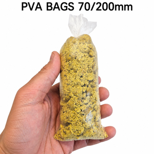 Sacs PVA 70x140mm 70x200mm 50 unités à dissolution rapide, solubles dans l'eau, sans résidus, pour appâts de pêche à la carpe, finition de précision - Product Image 5