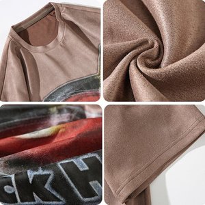 Alta calidad, venta al por mayor, alta calidad, lavado con ácido, Vintage, camiseta pesada, logotipo personalizado, hombres, 100% algodón, camisetas para hombres - Product Image 4