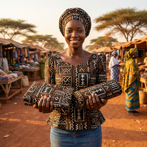 Robe en lin tricoté à la main pour femmes, respirante, brodée, épaules dénudées, style bohème romantique pour les mariages et les vacances - Product Image 5
