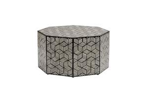 Mesa Auxiliar con Incrustaciones de Hueso Craft Valley, Diseño Moderno y Artístico, Muebles Duraderos de Alta Calidad para Dormitorio, Decoración Vintage para el Hogar - Product Image 3