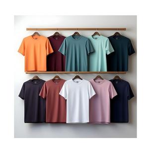 T-shirts pour hommes en coton 100% en gros, taille plus, manches courtes, surdimensionnés, impression par sublimation personnalisée, respirants, écologiques - Product Image 1