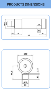 Colorímetro Industrial 600-3200 ℃   Pirómetro Infrarrojo Sin Contacto de Dos Colores con Sensor Óptico y Apuntador Visual para Altas Temperaturas - Product Image 6