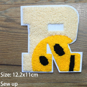 Patchs de Broderie en Chenille Personnalisés, Ours de Dessin Animé, Lettre M, Applique, 60 Insignes de Serviette d'Icône pour Vêtements, Bricolage et Sacs à Dos - Product Image 6
