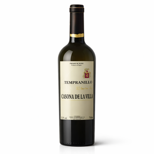 Casona de la Villa Vin Rouge Tempranillo Vieilli en Chêne 100% Tempranillo 13% ABV 4 Mois de Maturation en Chêne Vin Rouge Espagnol 750ml - Product Image 1