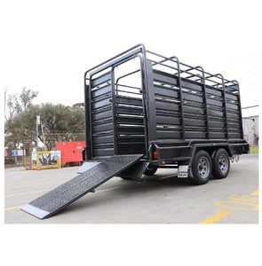 Buy the Livestock <b>Farm</b> <b>Trailer</b> which delivers 3500 kg maximum weight 14 foot deck length and 7 foot clear headroom - Product Image 4