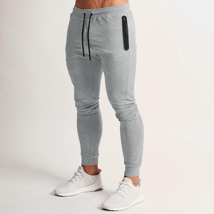 DN-DF-3 Newly Designed Winter Gym Jogging Pants <b>Elastic</b> <b>Waist</b> Drawstring Skinny Fit Flat Moisture Wicking Breathable for Work - Product Image 3