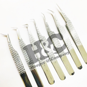 Pince à épiler pointue en vison argenté, extension de cils durable, pince à cils fins en acier inoxydable, pince à épiler de haute qualité - Product Image 6