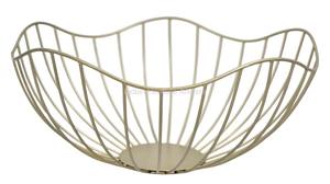 Panier à fruits multifonctionnel en fil de fer noir doré artistique pour ranger les collations, les chocolats, les bonbons, les pains, la vaisselle de cuisine - Product Image 3