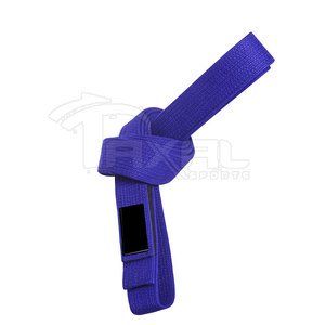 Venta al por mayor ligero BJJ Pearl Weave cinturones con diseño único precio bajo accesorios de artes marciales - Product Image 2