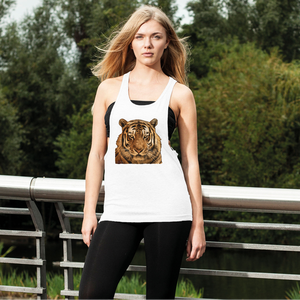 Top Deportivo para Mujer con Diseño de Tigre, Cómodo, Holgado, con Espalda Cruzada, Logotipo Personalizado, Tejido Transpirable, Estilo Crop Top para Uso Diario - Product Image 2
