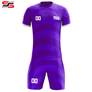 เสื้อฟุตบอลโพลีเอสเตอร์แขนสั้นใส่สบายเสื้อฟุตบอลสโมสรเยาวชนใส่100% โลโก้ได้ตามต้องการ - Product Image 6