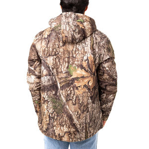 <b>Men's</b> Lightweight Breathable Waterproof <b>Camo</b> Rain <b>Jacket</b> Soft Shell with Windproof Feature Polyester Lining for Winter Season - Product Image 3