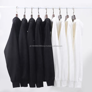 Sudadera con Capucha Personalizada con Logotipo para Hombre, de Algodón Grueso, Ajustada, Súper Suave, para Gimnasio, Sin Bolitas, Sudadera Deportiva Unisex para Parejas - Product Image 2