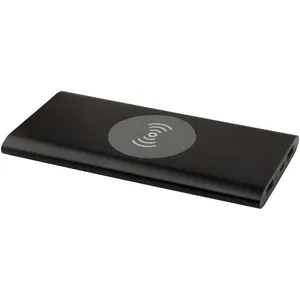 Power Bank Wireless da 8000 mAh con USB-C in Alluminio Riciclato ad Alta Visibilità per Scopi Promozionali - Product Image 2