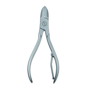 Outils de manucure pince à cuticules à ongles en argent coupe-cuticules en acier inoxydable professionnel pince à ongles - Product Image 2