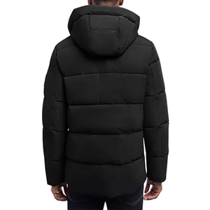 Chaqueta Acolchada con Capucha para Hombre, Chaqueta de Lona con Relleno de Algodón, Alta Calidad, Impermeable, Resistente al Viento, Estilo Urbano, Color Único - Product Image 5