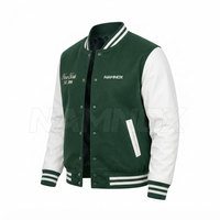 Veste d'hiver pour homme à prix de gros, de qualité supérieure, fabriquée en usine, style Letterman