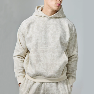 Suéter de camuflaje de gran tamaño de algodón personalizado de alta calidad para Hombre Sudaderas con capucha y sudaderas con estampado de pantalla - Product Image 1