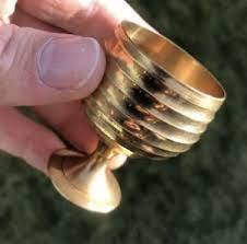 Antique Brass Wine Goblet Handmade Engraved Chalice Vintage Metal Drinking Cup Barware Wedding Gift Elegant Decorative <b>Drinkware</b> - Product Image 5