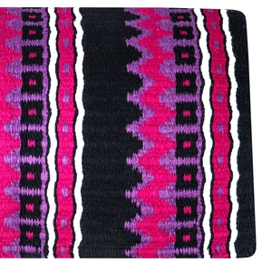 Western Show Horse Saddle Blanket Diseño de Nueva Zelanda Manta de sillín de lana hecha a mano Top Wool Saddle Pad Size - Product Image 5