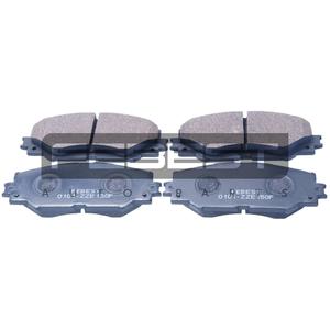 Set di pastiglie freno anteriori FEBEST (0101-ZZE150F) - Product Image 1