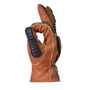 Anti <b>Vibration</b> TPR Impact Gloves <b>Men</b> Mechanic Oilfield Working Gloves Cut Resistance Level ANSI A4 - Product Image 5