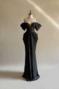 Vestido de noche Maxi de mujer de alta calidad Satén elegante con decoración de busto Característica antiestática Casual para fiestas - Product Image 5