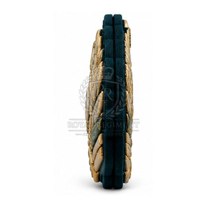 Badge brodé à la main de qualité supérieure en fil d'or pour uniforme, vente en gros - Product Image 3