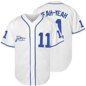 Offre Spéciale personnalisé sérigraphie 100% Polyester Raglan Baseball Shirt/bouton vers le bas personnalisé Baseball Jersey - Product Image 3