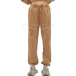 Pantalon délavé à l'acide de la meilleure qualité sur mesure pour hommes en coton et polyester style décontracté vêtements d'extérieur conceptions OEM avec logo personnalisé - Product Image 2